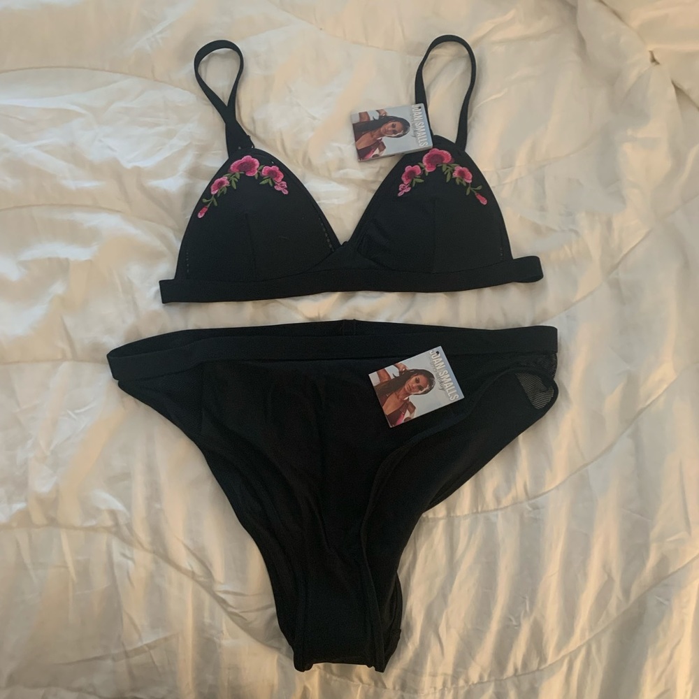 Black Joan Smalls Bikini M